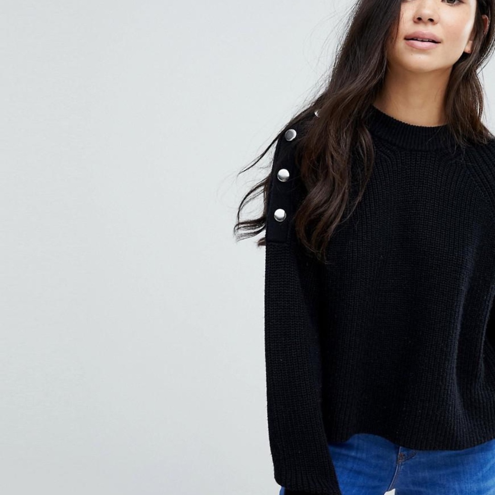 New Look Button Sweater